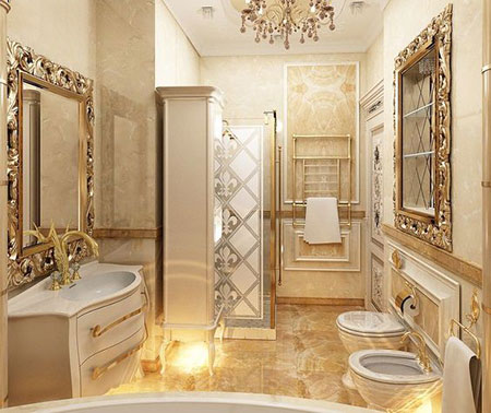 royal2 toilets2 سبک کلاسیک در دکوراسیون داخلی