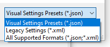 تنظیمات شخصی سازی شده settings preset enscape انسکیپ load preset options ورژن