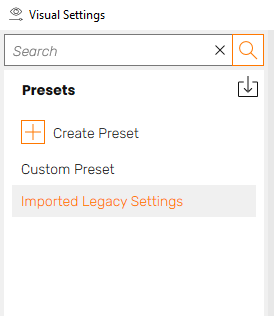 تنظیمات شخصی سازی شده settings preset enscape انسکیپ load preset options ورژن reset rename تغییر اسم نام ارور error warning وارد کردن import