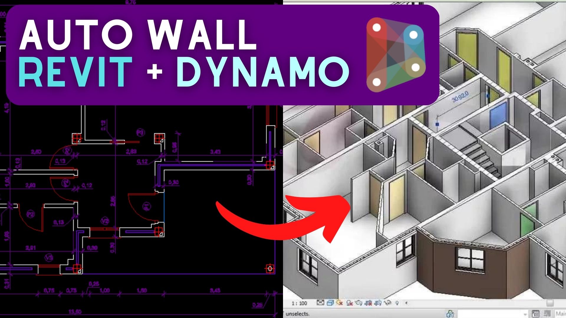 Auto Walls in Revit with Dynamo 