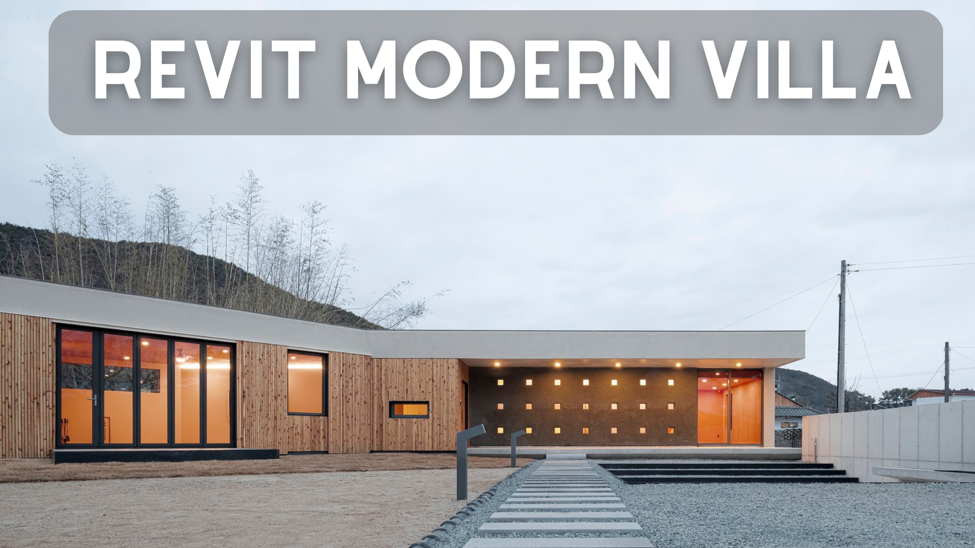 Revit Modern House – Revit Modern Villa Tutorial