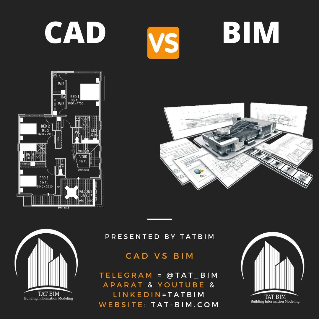 مقایسه CAD و BIM  در پروژه های زیر ساختی-۱۰ تفاوت مهم