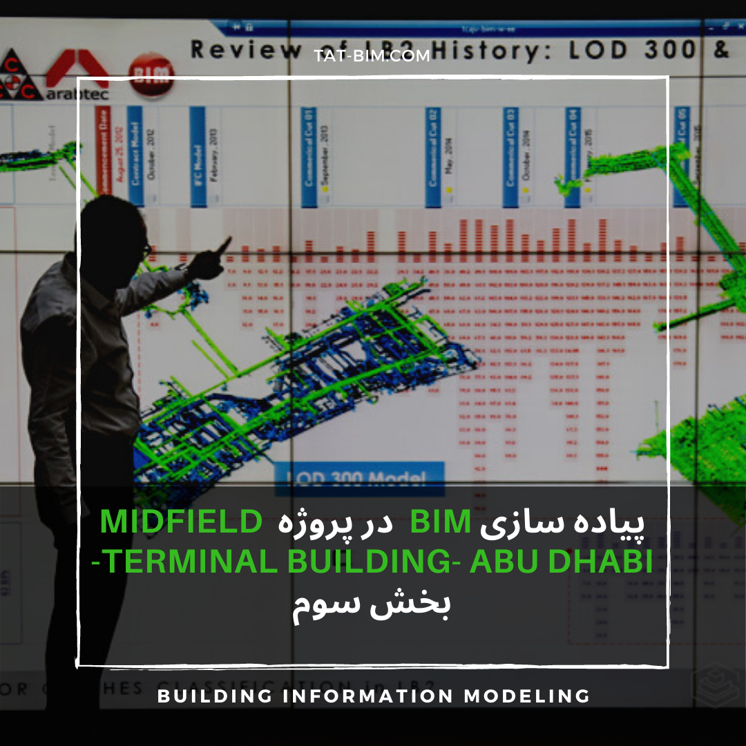 نمونه موردی پیاده سازی بیم : پیاده سازی BIM  در پروژه  Midfield Terminal Building- Abu Dhabi-بخش سوم