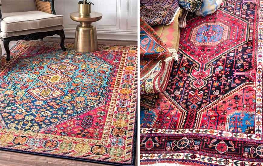 Iranian carpet 1 طراحی داخلی ایرانی (سنتی) + المان های مربوطه